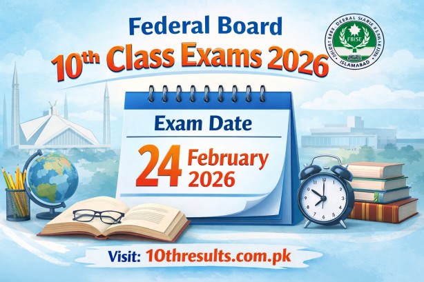 Federal Board 10th Class Date Sheet 2026