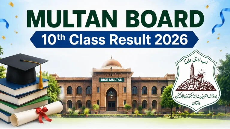 BISE Multan Board 10th Class Result 2026