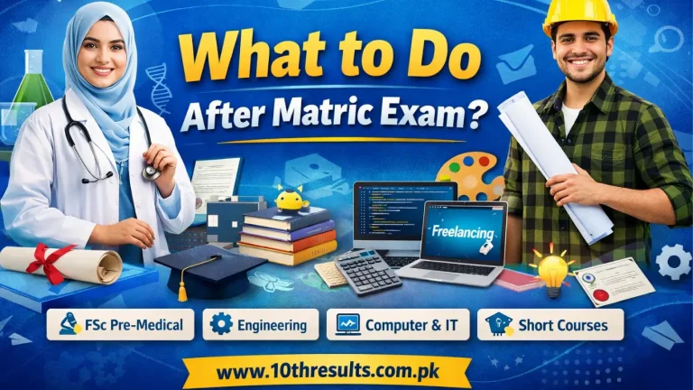 What to do after Matric