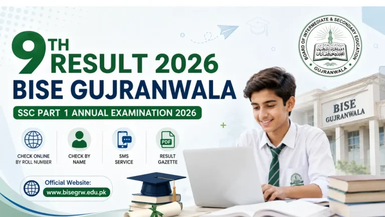 9th Result 2026 BISE Gujranwala