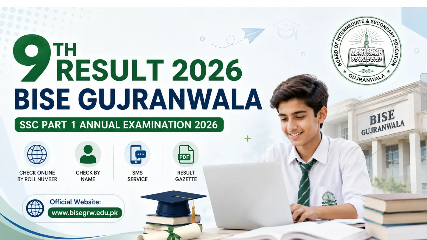 9th Result 2026 BISE Gujranwala
