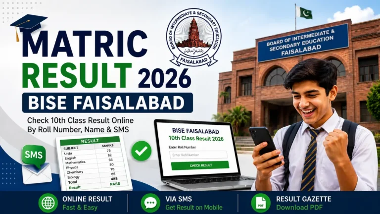 Matric Result 2026 BISE Faisalabad