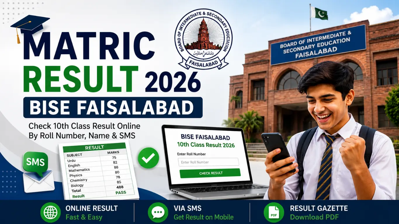 Matric Result 2026 BISE Faisalabad