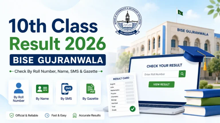 10th Class Result 2026 BISE Gujranwala